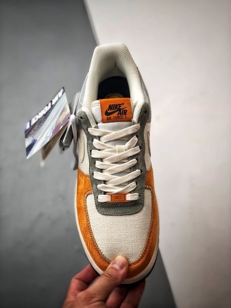 Air Force 1 '07 Low Branco, Marrom e Azul - Vista 9