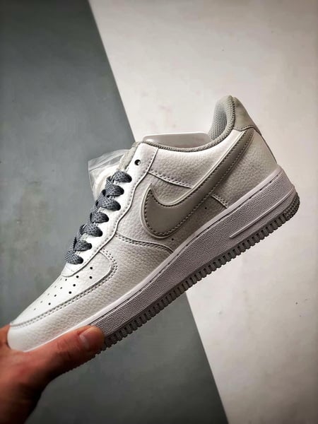 Air Force 1 Low Branco e Cinza Refletivo - Vista 5
