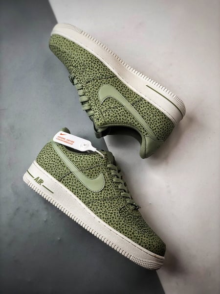Air Force 1 '07 Low Padrão Verde - Vista 6