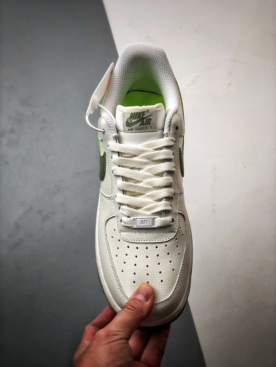 Air Force 1 '07 Low Marfim e Verde - Vista 9