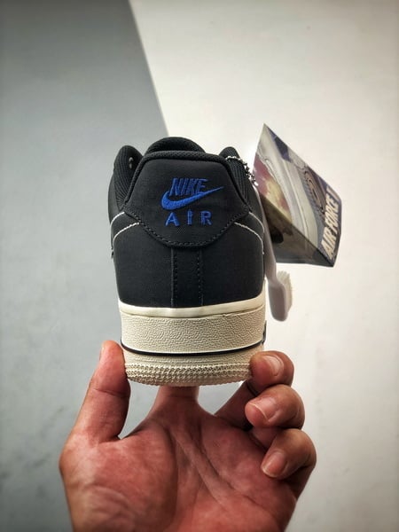 Air Force 1 '07 Low Tecido Preto e Branco - Vista 3