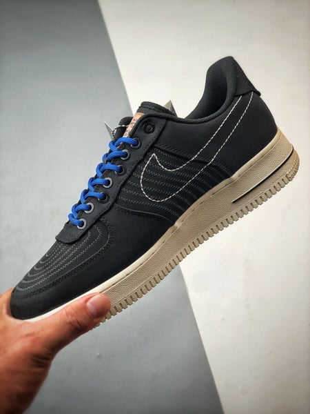 Air Force 1 '07 Low Tecido Preto e Branco - Vista 5