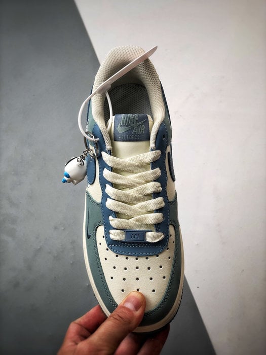 Air Force 1 '07 Low Astronaut Cinza Claro e Azul - Vista 9