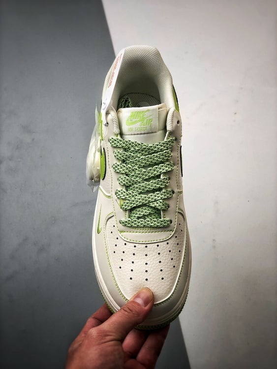 Air Force 1 '07 Low Verde Maçã Xadrez - Vista 9