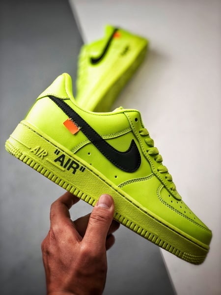 Air Force 1 '07 Low Verde Neon e Preto - Vista 7