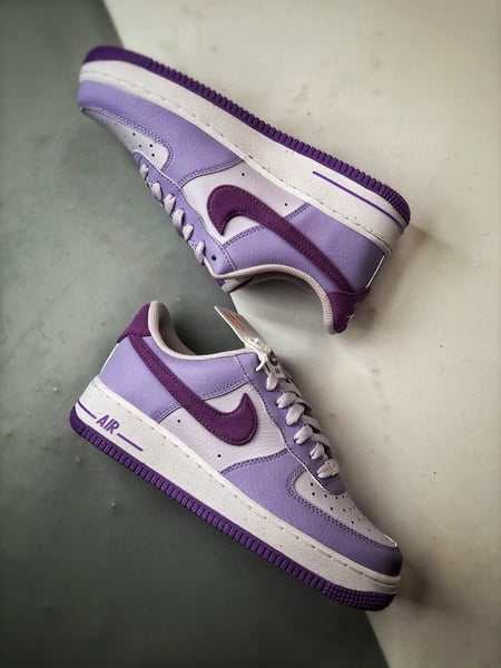 Air Force 1 '07 Low Azul, Branco e Roxo - Vista 6