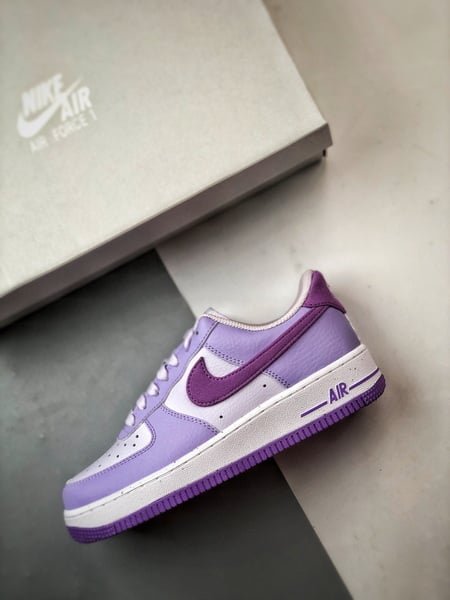 Air Force 1 '07 Low Azul, Branco e Roxo - Vista 8