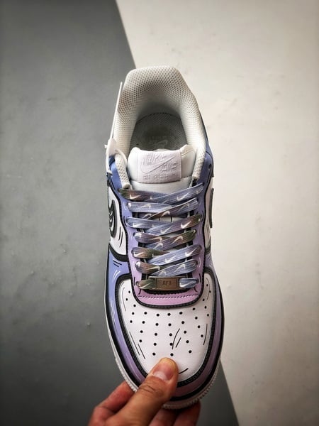 Air Force 1 '07 Low Azul e Rosa Cotton Candy - Vista 9