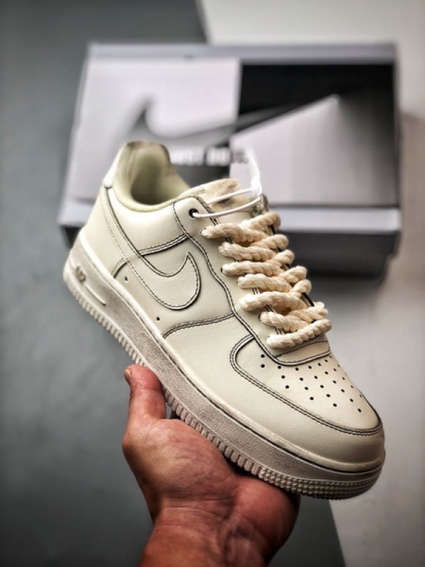 Air Force 1 '07 Low Vintage Ropes Creme - Vista 1