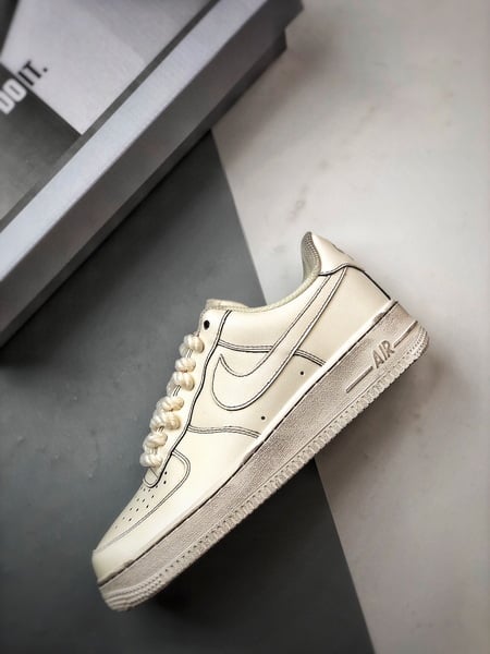 Air Force 1 '07 Low Vintage Ropes Creme - Vista 3