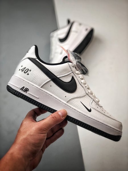 Air Force 1 '07 Low 40º Aniversário Branco e Preto - Vista 7