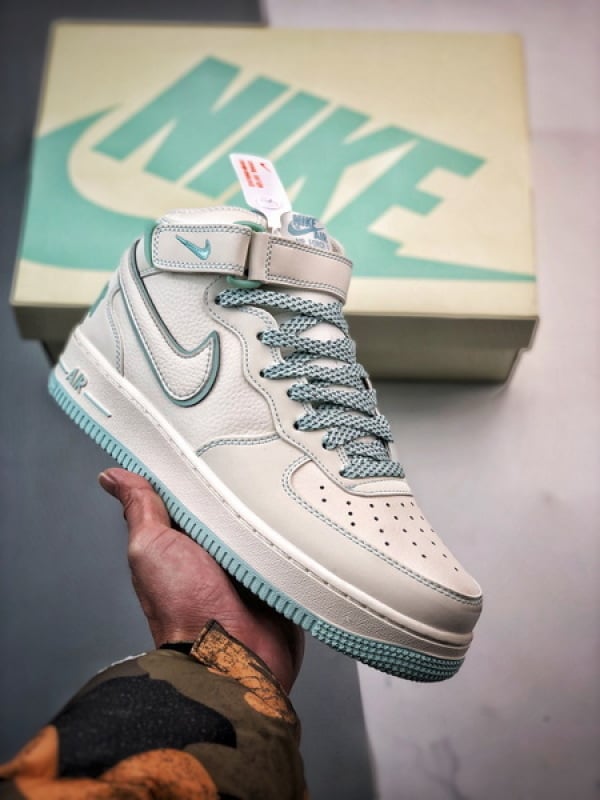 Air Force 1 07 Mid Cinco Faixas Azul Gelo 3M Reflexo - Vista 1