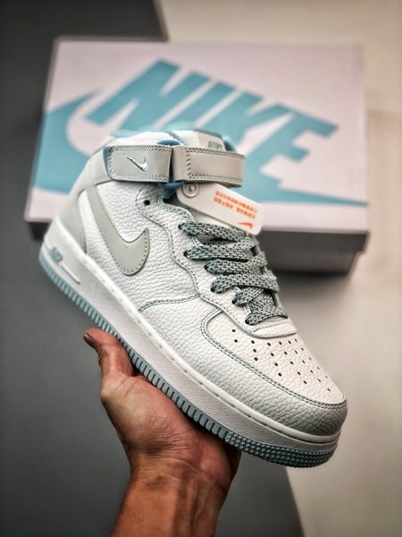 Air Force 1 07 Mid Azul Gelo Estrelas - Vista 4