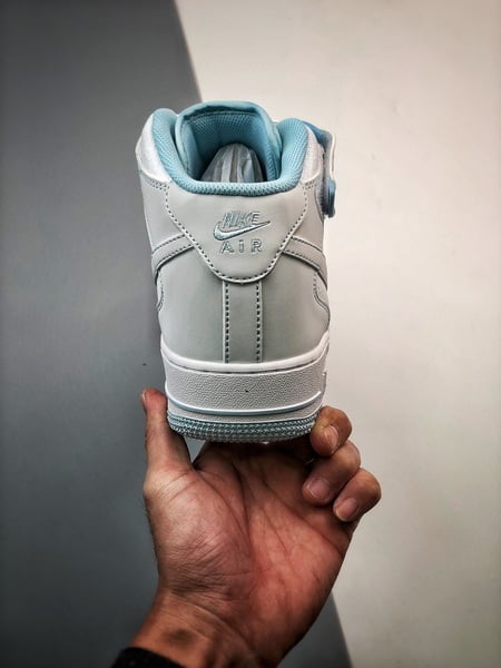 Air Force 1 07 Mid Azul Gelo Estrelas - Vista 5