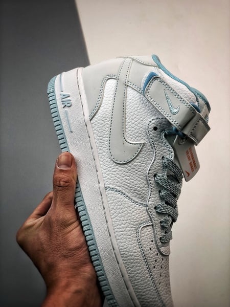 Air Force 1 07 Mid Azul Gelo Estrelas - Vista 6