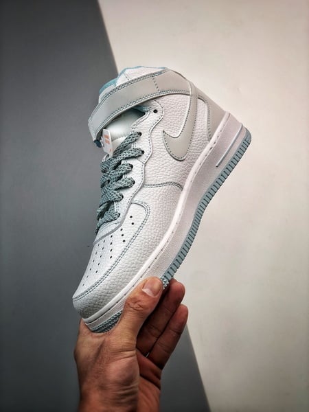 Air Force 1 07 Mid Azul Gelo Estrelas - Vista 7