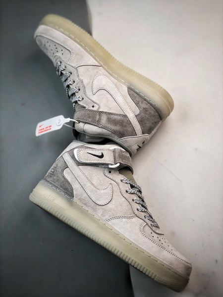 Air Force 1 07 Mid Branco e Cinzento - Vista 6