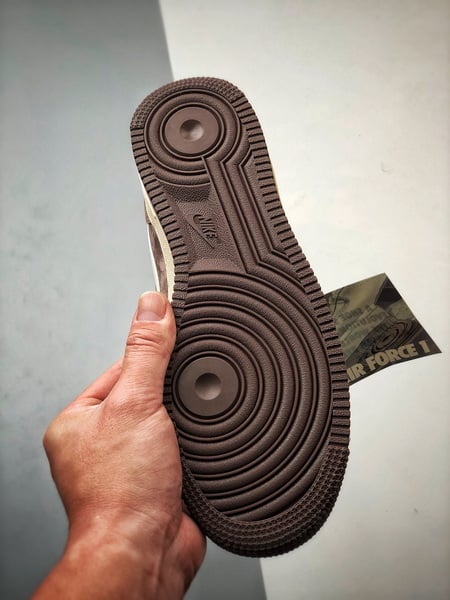 Air Force 1 07 Mid Marrom e Castanho Camurca - Vista 4