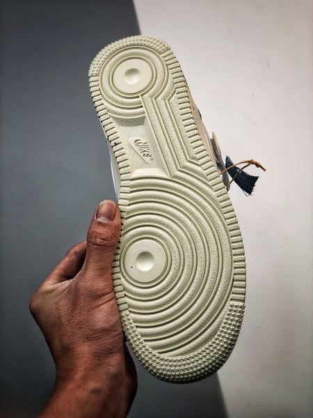 Air Force 1 07 Mid Azul Denim Patchwork - Vista 4