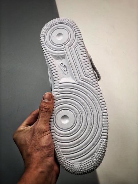 Air Force 1 07 Mid Branco e Prata 3M Reflexo - Vista 5