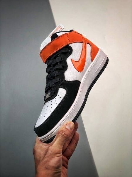 Air Force 1 07 Mid Branco e Preto - Vista 7