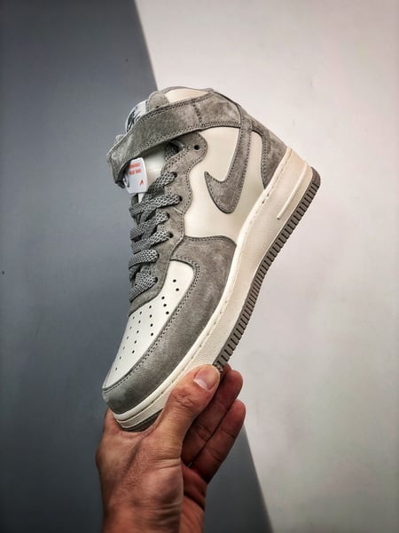 Air Force 1 07 Mid Cinzento Lavanda - Vista 7