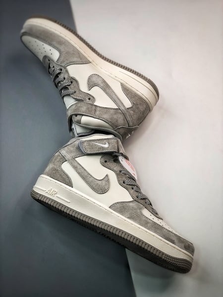 Air Force 1 07 Mid Cinzento Lavanda - Vista 9