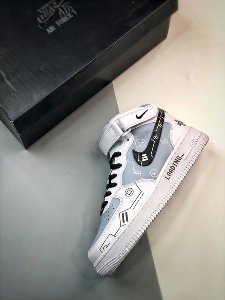 Air Force 1 07 Mid Branco e Cinzento - Vista 2