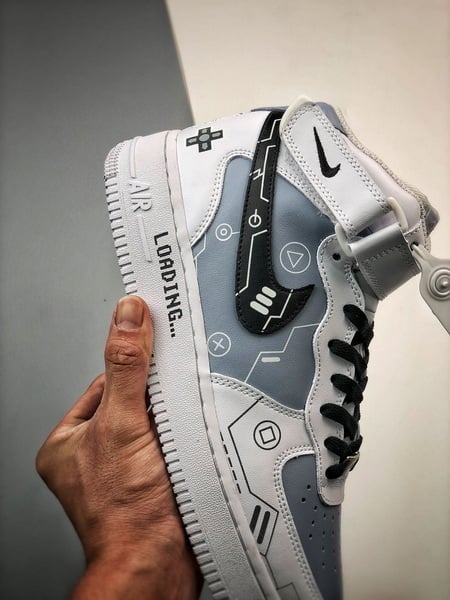 Air Force 1 07 Mid Branco e Cinzento - Vista 4