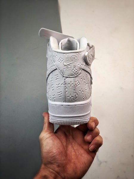 Air Force 1 07 Mid LV Branco Puro Estampado Completo - Vista 3