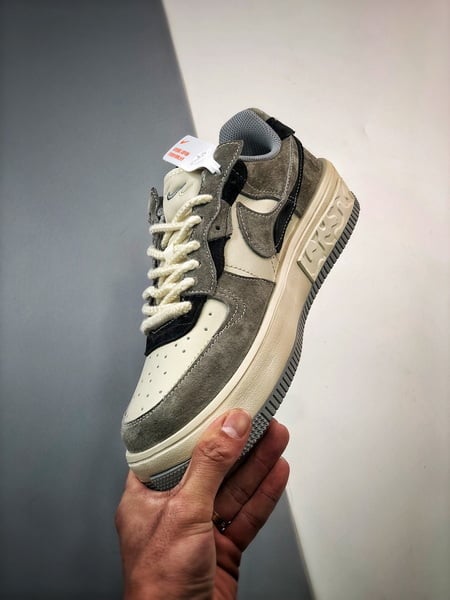 Air Force 1 Fontanka Desconstruido Vintage Cinzento e Preto - Vista 5
