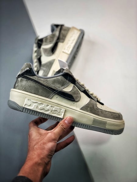 Air Force 1 Fontanka Desconstruido Vintage Cinzento e Preto - Vista 7