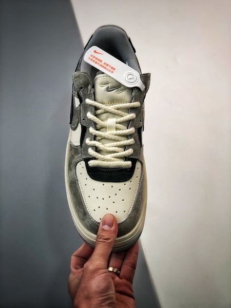 Air Force 1 Fontanka Desconstruido Vintage Cinzento e Preto - Vista 9