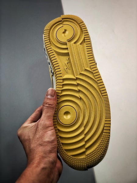 Air Force 1 Fontanka Desconstruido Vintage Amarelo e Azul - Vista 4