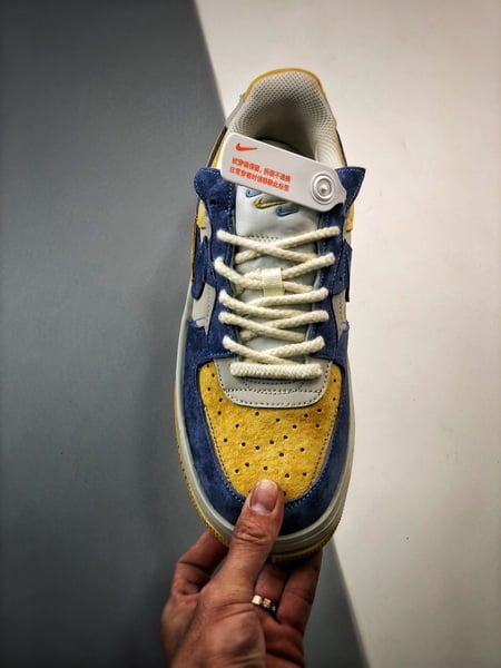 Air Force 1 Fontanka Desconstruido Vintage Amarelo e Azul - Vista 9