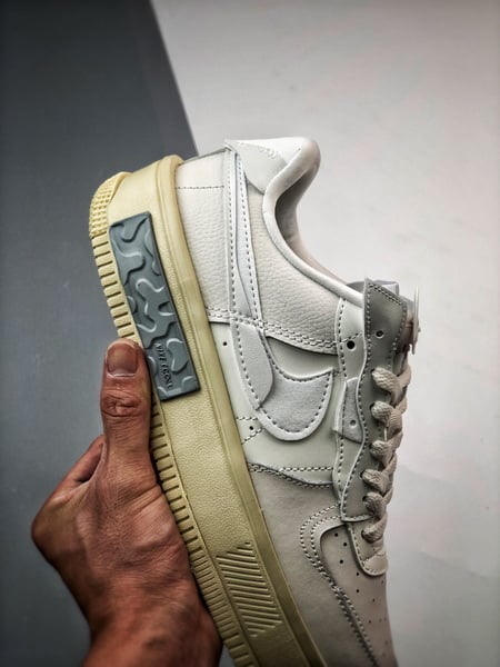 Air Force 1 Fontanka Desconstruido Cinzento Claro - Vista 9