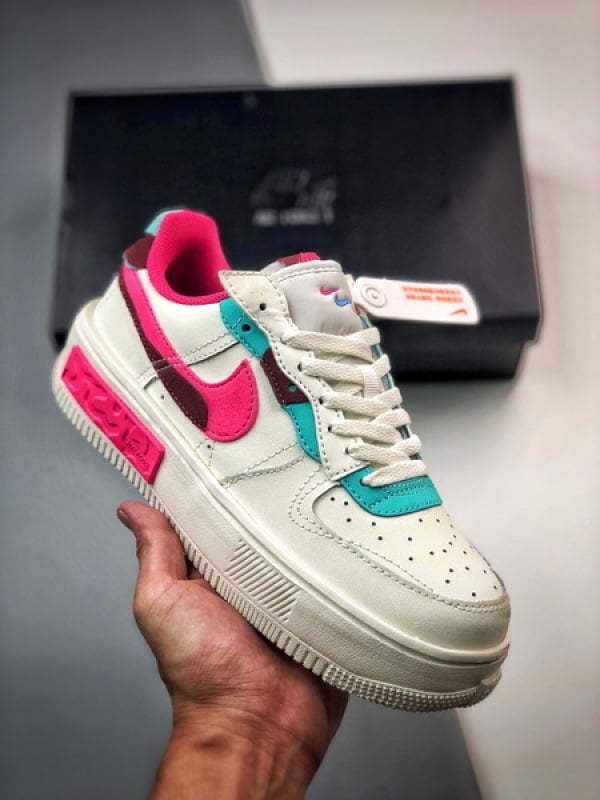 Air Force 1 Fontanka Desconstruido Branco e Roxo - Vista 1