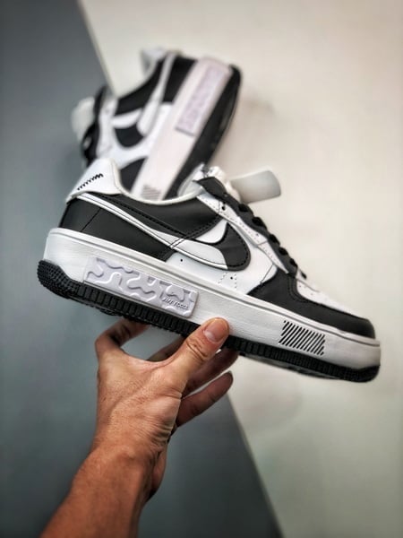 Air Force 1 Fontanka Desconstruido Branco e Preto - Vista 3