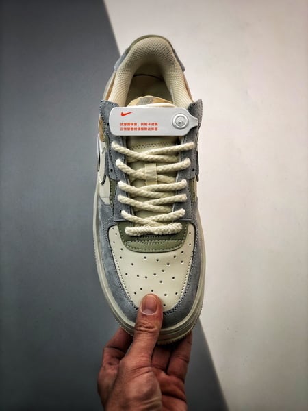 Air Force 1 Fontanka Desconstruido Bege Azul e Marrom - Vista 9