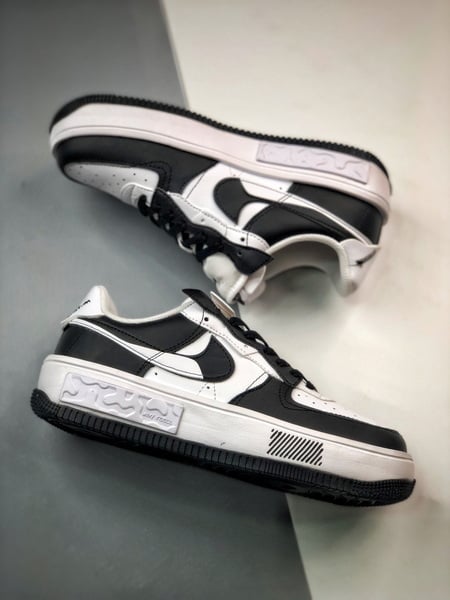 Air Force 1 Fontanka Desconstruido Preto e Branco - Vista 4