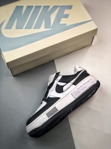 Air Force 1 Fontanka Desconstruido Preto e Branco - Vista 5