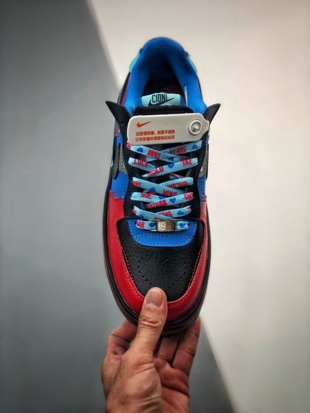 Air Force 1 Fontanka Desconstruido Preto e Azul - Vista 7