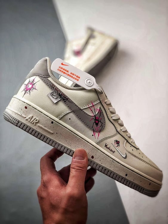 Nike Air Force 1 Low Halloween Spider - Vista 7