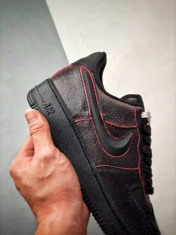 Air Force 1 Low Halloween Vermelho Esqueleto - Vista 2