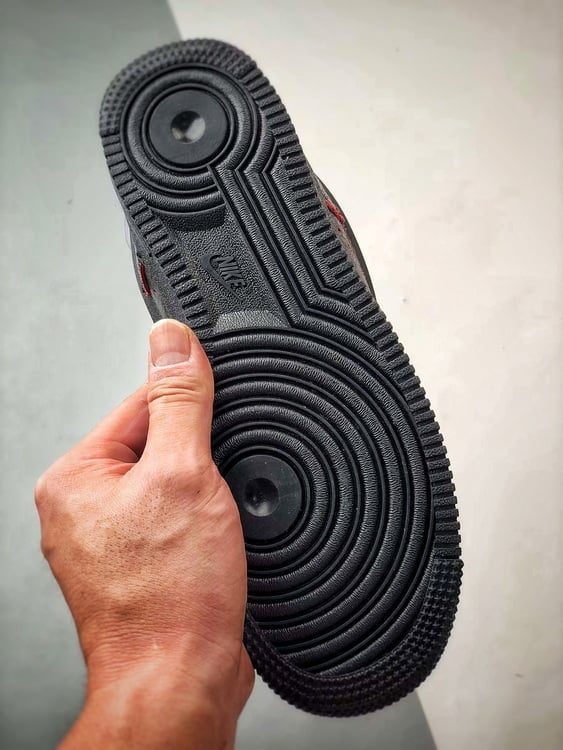 Air Force 1 Low Halloween Vermelho Esqueleto - Vista 4