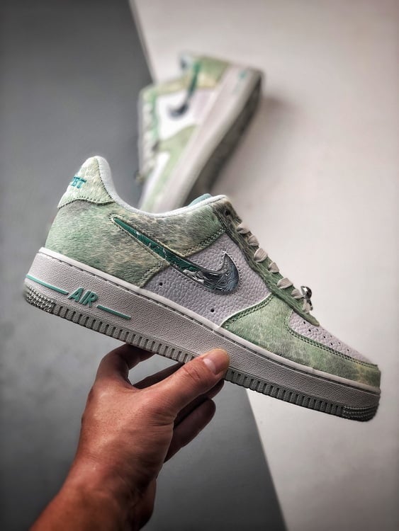 Air Force 1 Low Santai Ao Bing Branco e Azul - Vista 7