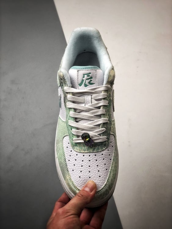 Air Force 1 Low Santai Ao Bing Branco e Azul - Vista 9