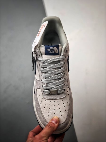 Air Force 1 Low North Face x CDG Cinzento e Azul - Vista 9