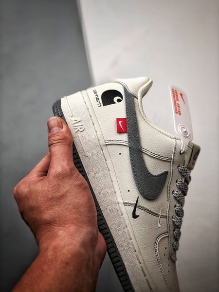 Air Force 1 Low Carhartt Colaboração Bege e Cinzento - Vista 2