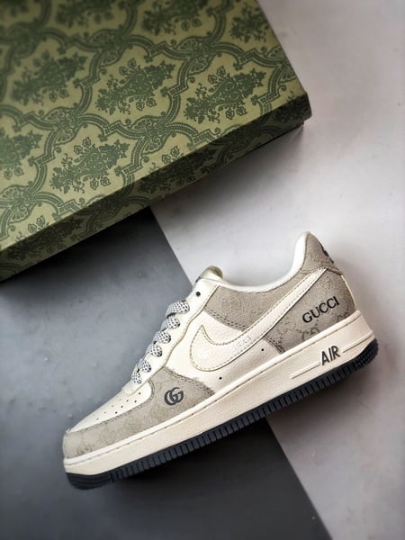 Air Force 1 Low Gucci Mescla e Jeans - Vista 8